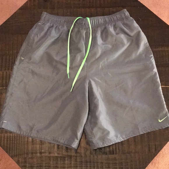 nike grey swim shorts
